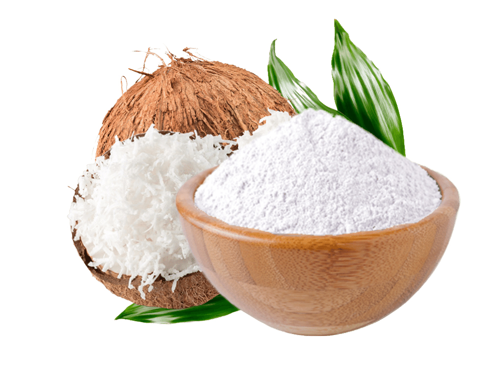 bowl of dried beet root powder isolated on white background