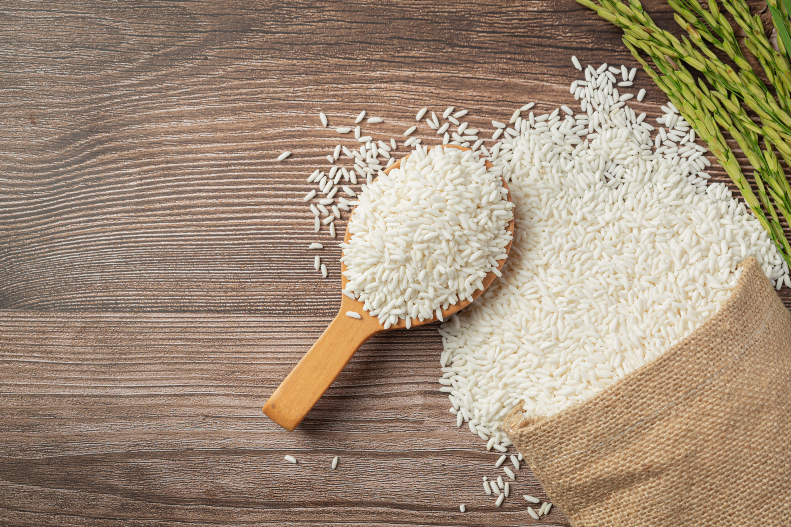 Steam and Raw Rice